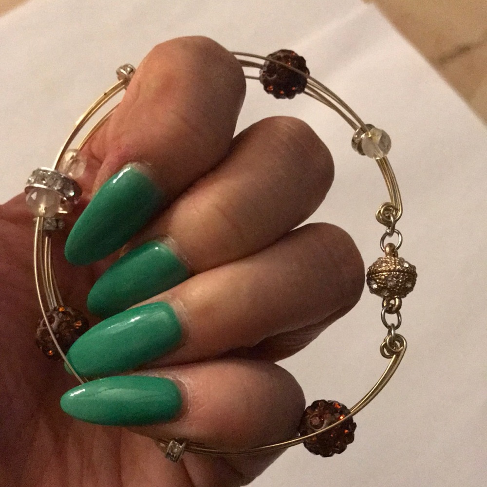 Beautiful multi-wired bracelet with charms